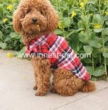 Grid Stripe Colorful Pet Dog Blouse