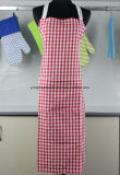 Check Weaving Cotton Printing Cooking Apron