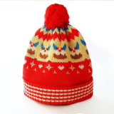 Winter Hat Knitted Hat POM POM Beanie Hat Jacquard Beanie Hat