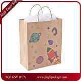 Promotional Bags Packaging Bags Shopping Bag, Brown Kraft Paper Gift Bag, Shopping Bag with Print Logo or Design.