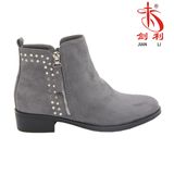 2018aw Women Zipper Rivet Ankle Boots (AB605)