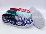 China Hotsale Women Canvas Injection Shoes Footwear Factory (FPY818-28)