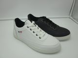 Comfort Women Sneaker White Shoes with PVC Injection Outsole