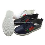 Hotsale Children Shoelace Injection Canvas Shoes OEM Supplier (ZL1219-13)