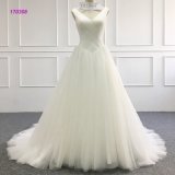 Factory Wholesale Wedding Dress V Neckline Sleeveless A Line Bridal Dress