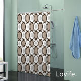 Shower Curtain Bathroom Waterproof Curtain (JG-224)