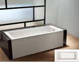 One-Piece Integral Skirt Apron Bathtub Modern Alcove Bathtub