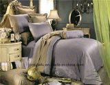 Luxury Silky Home Used Embroidery Design Linen Bed Sheets