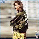 2017 New Design Hot Army Green Jacket with Waterproof for Girl