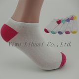 Ladies' Spring Summer Plain Socks Cotton Boat No Show Socks