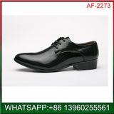 2018 China Manufacturer Wholesale Cheap Price Black PU Leather Shoes