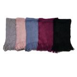 Women's Super Soft Acrylic Cashmere Like Brushed Scarf