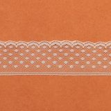 Simple Lace in White Color / 100% Polyester Fabric Lace / Lace Trim