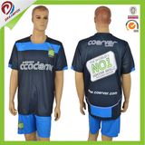 Custom Men Army Green Blue Black Soccer Jersey Uniform Set