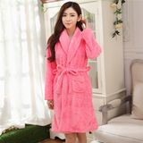 Promotional Hotel / Home Flannel Bathrobe / Pajama / Nightwear