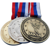 Wholesale Metal Taekwondo Sport Medal with Lanyard (BD-001)