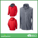 Outdoor Windbreaker Waterproof Fleece Winter 3 in 1 Ski Snow Jacket