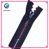 Special Design Cheap Price Stand up Plastic Diamond Zipper