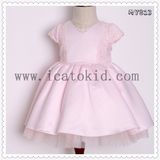 Lace Pinky Princess Girls Dress for Children Kids Clothes