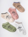 Sweety Bear Breathe cotton Ankle Sock