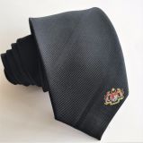 Custom Design Polyester Woven Necktie Jacquard with Logo (L059)
