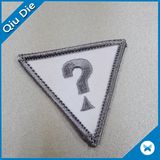 Triangle Lockrand Shape Embroidered Patches for Clothing