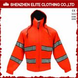 Waterproof Windproof Orange Safety Reflective Winter Jacket (ELTSJI-19)