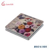 Custom Printing Flowers Logo Square Makeup Mirror for Sale