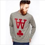 Custom Nice Cotton/Polyester Printed Sweatshirt of Fleece Terry (F091)