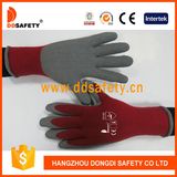 Ddsafety 2017 String Knitted Foam Latex Coated Safety Gloves