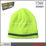 High Visibility Warm Reflective Safety Knitted Hat