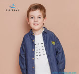 Fashion Cute Boys' Long Sleeve Denim Shirt with Embroidery by Fly Jeans