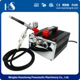 HS-216k New Precision Airbrush Compressor Kit Tool Set Craft Cake Hobby Paint Tattoo