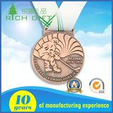 China Manufacturer Alloy Carved Enamel Metal Medal for Sport Souvenir