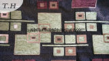 Silver Yarn Shiny Polyester Classic Sofa Fabric (fth31889)