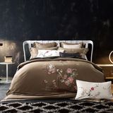 European Luxury Duvet Cover Set Sateen Cotton Quilt Cover Bedding Set