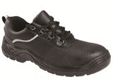 Ufa077 Black Iron Steel Toe Cheap Safety Shoes for Construction Workers