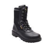 New Designed Hot Sell Smooth Leather & Fabric Safety Shoes (HQ6003)