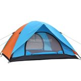 Wholesale Blue Double Layers Tent, 3-4 Person Camping Tent
