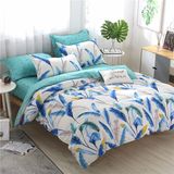 2018 New Design Printed 1500 Microfiber Bed Sheet Duvet Cover Bedding Set
