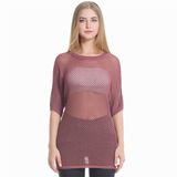 Long Style Summer Sexy Knitting Sweater Net Pullover for Women