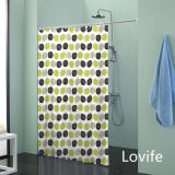 Shower Curtain Bathroom Waterproof Curtain (JG-234)