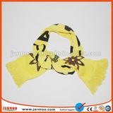 Acrylic Scarf with Jacquard Logo and Customized Design