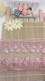 New Design 5.5cm Width Factory Stock Wholesale Embroidery Polyester Trimming Lace for Garments & Home Textiles & Curtain Accessory