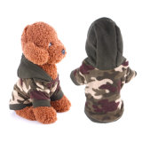 Army Camouflage Dog Hoodie Coat Pet Outdoor Clothes