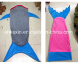Soft Boa Fabric Warm Mermaid Tail Blanket