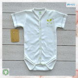 0eko Certification Baby Clothes 100% Cotton Plain Baby Onesie