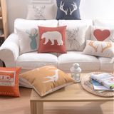 30X50cm Rectangle Polyester Plain Throw Pillow Covers 18 X 18