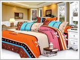 100% Microfiber Disperse Printting Beautiful Bedding Set T/C 50/50