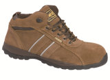 Ufa092 Brown Stylish Steel Toe Executive Safety Shoes